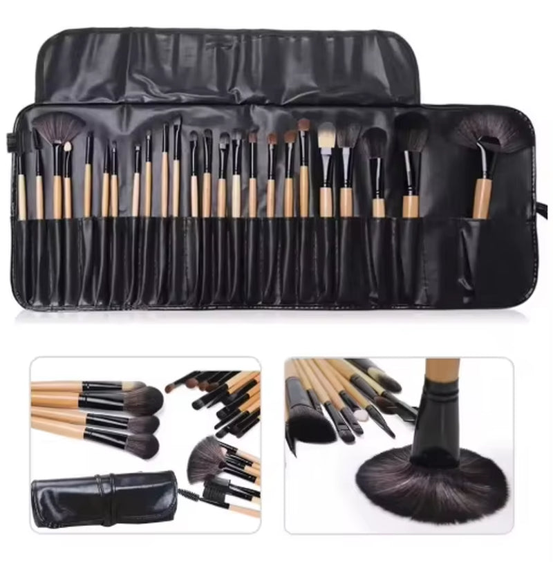 24 Pcs Makeup Brush Sets Professional Cosmetics Brushes Eyebrow Powder Foundation Shadows Pinceaux Make up Tools